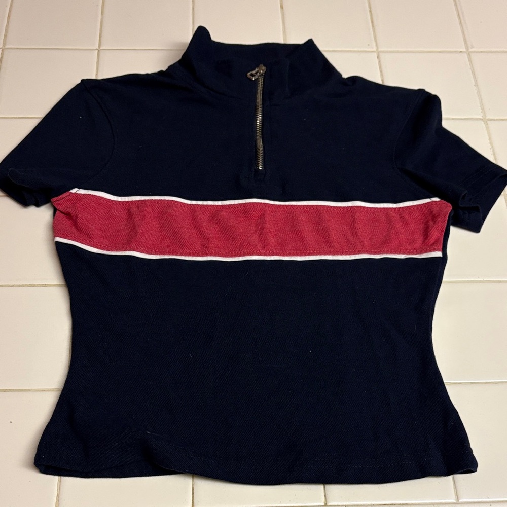 Navy and Red Shirt